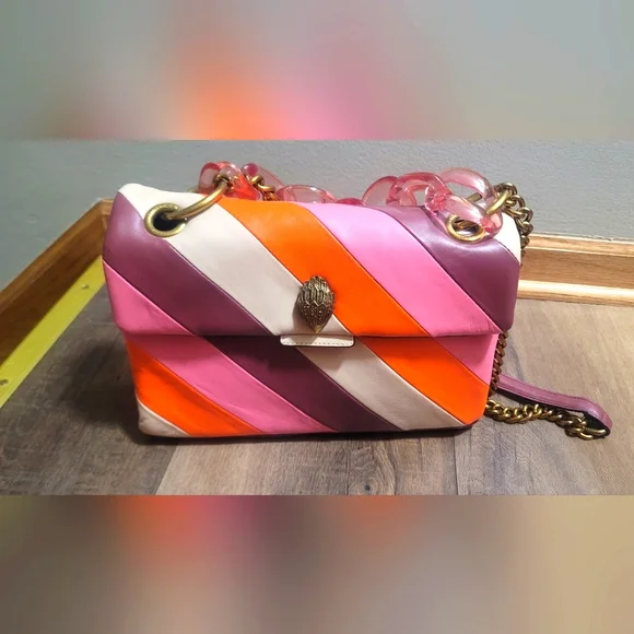 Kurt Geiger pink combo handbag. - Picture 2 of 5